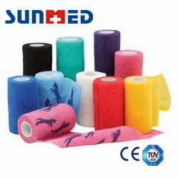 Colorful Non-Woven Cohesive Bandage, Bandage for Support