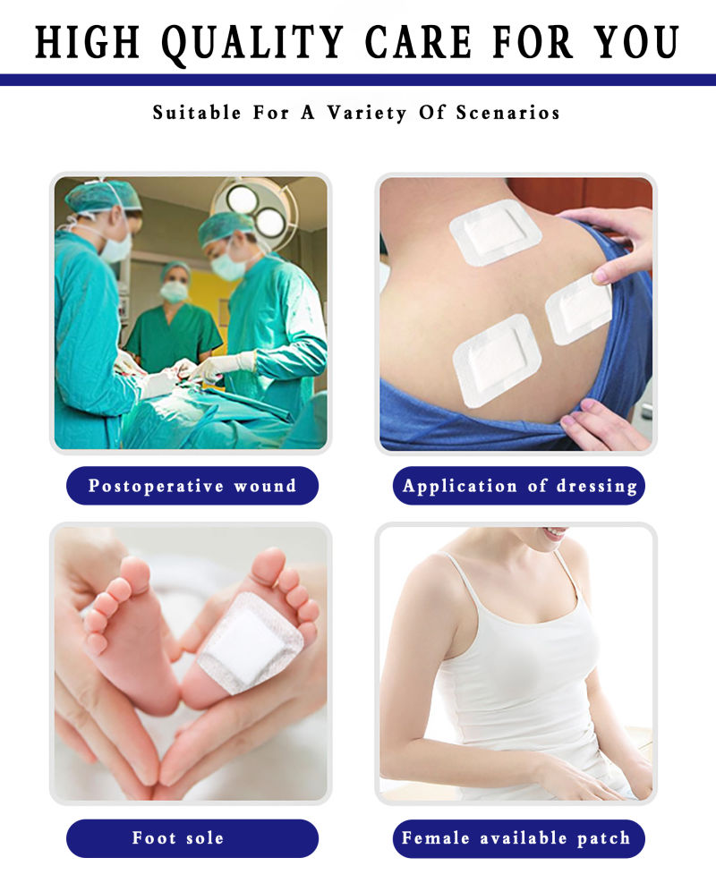 Health The Wound Using Aseptic Patches Sterile Patches Attach The Wound