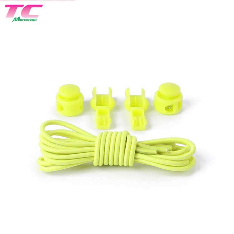No Tie Shoelaces Elastic Lock Laces Round Shoelaces for Running Shoes