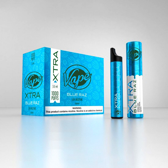 Wholesale Blue Raz 1000 Puffs Disposable Cigarette Pop Extra Vape