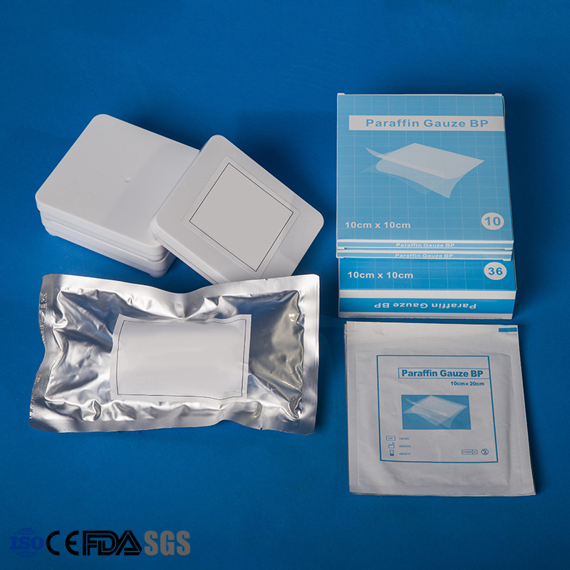 Medical Products Paraffin Gauze Dressing for Wound Dressing