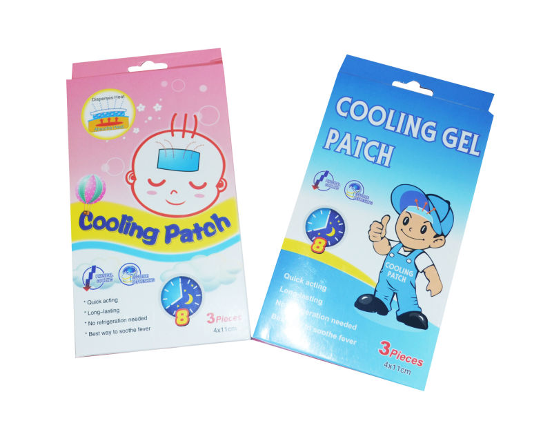 Disposable Baby Gel Fever Cooling Patch for Relief Headache
