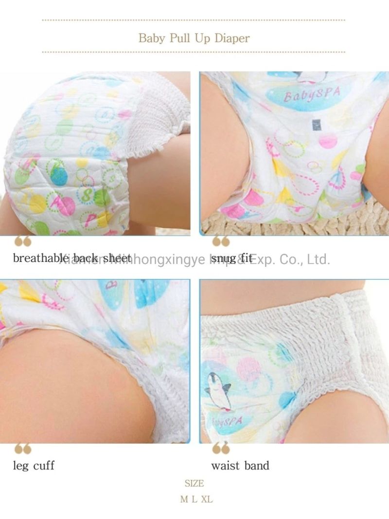 Eco Boom Wholesale Bamboo Biodegradable Disposable Cute Infant Baby Diaper for Sensitive Skin