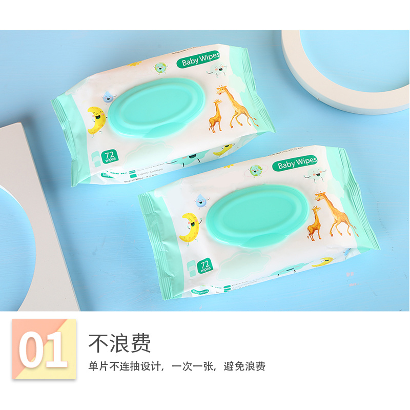 High Quality Baby Wipes with Lemon Extracts for Sensitive Newborn Skin