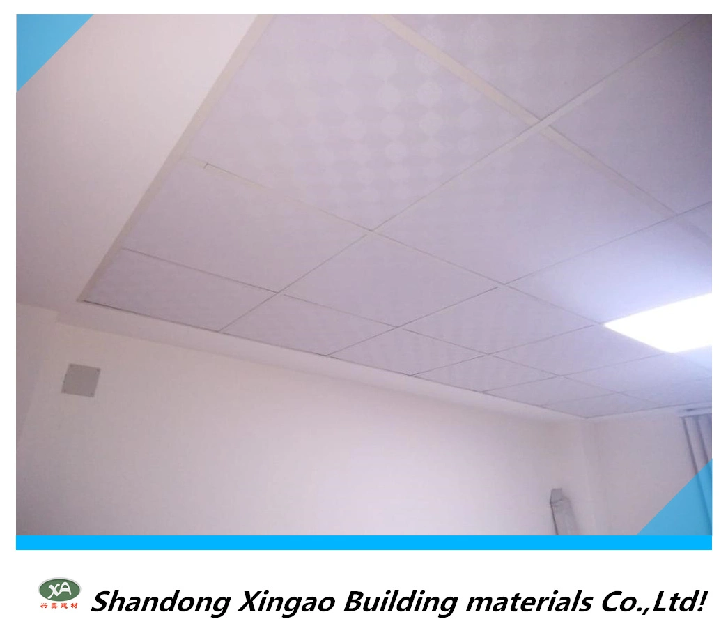 White PVC Gypsum Tile Suspended Decorating Ceiling Plaster Ceiling Board