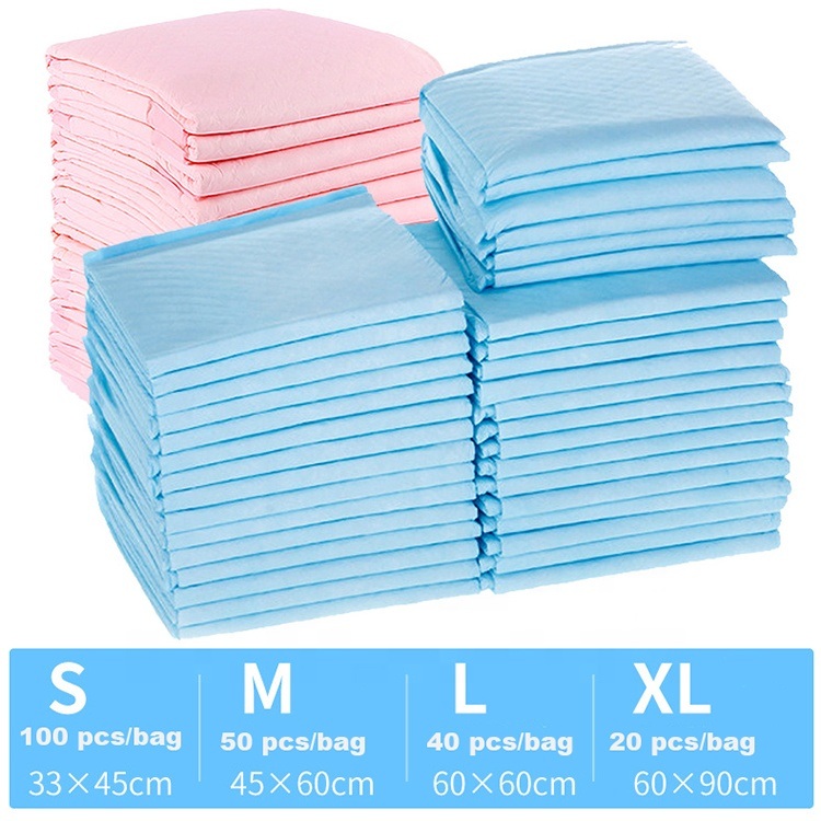 Disposable Underpad with 5 Layers to Absorb Liquid to Keep The Floor Clean