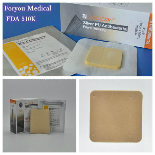 Foryou Medical Diabetic Ulcer Treatment AG Non Adhesive Foam Dressing