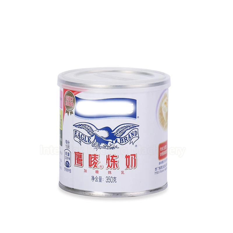 Automatic Turntable Condensed Milk Concentrated Milk Aluminum Can Filling Sealer
