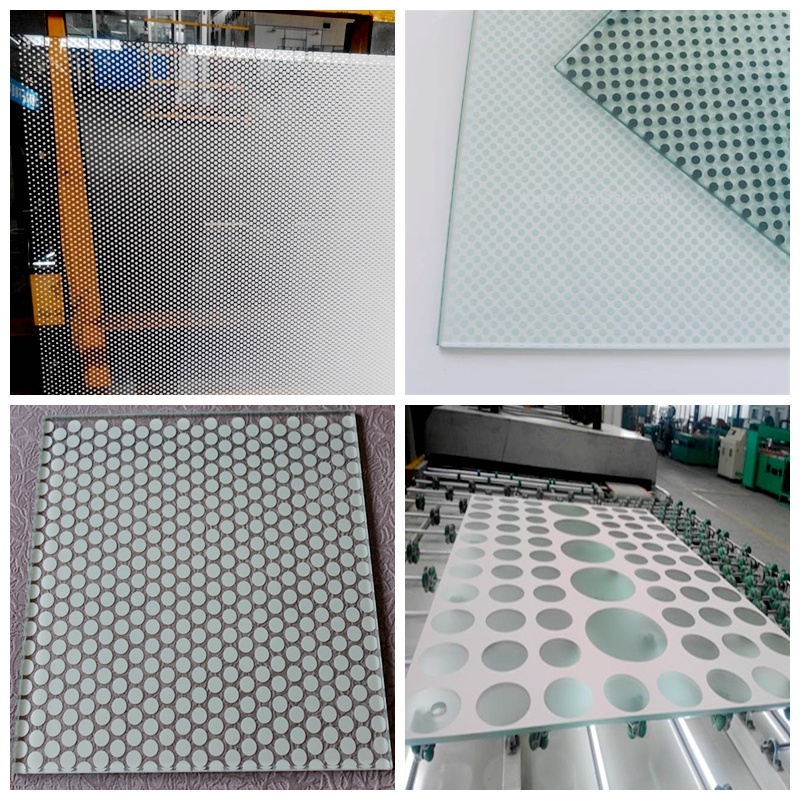 Screen Printed Glass, Tempered Glass Decorative Door, Glass Partition, Decorative Glass