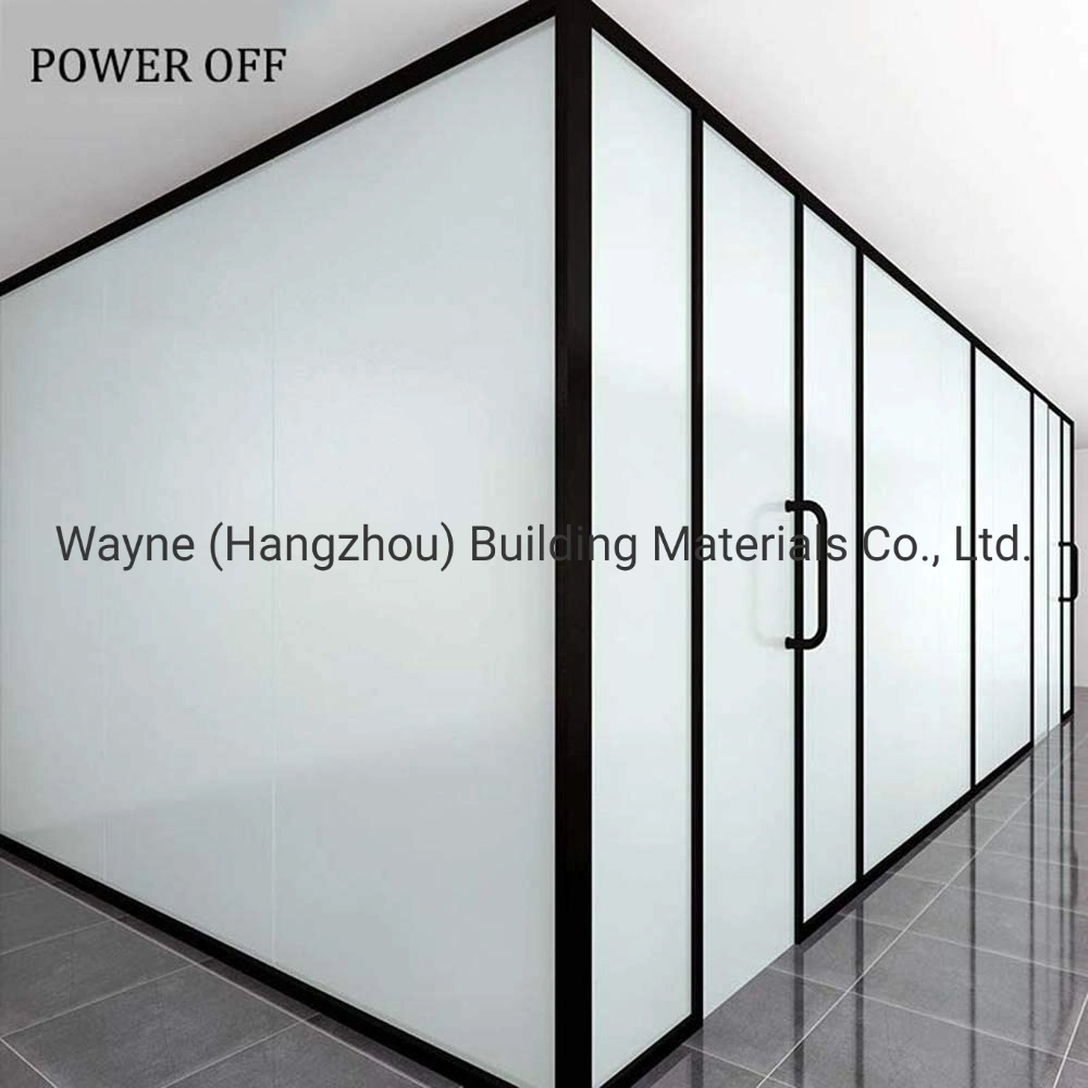 Pdlc Electronic Switchable Smart Privacy Decorative Glass for Glass Partition Shower Room