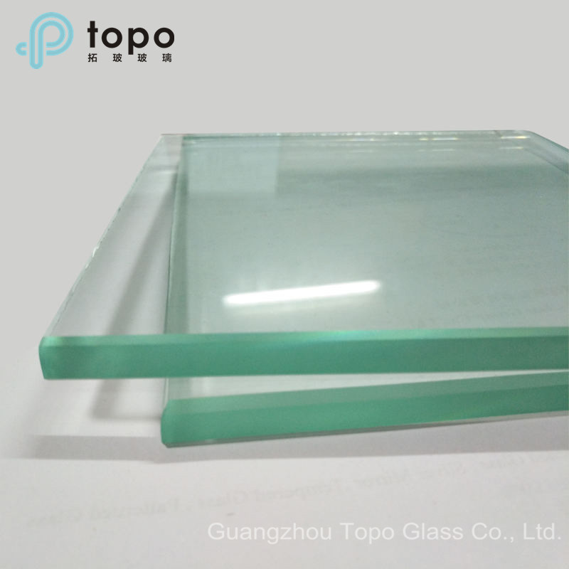 Tempered/Toughened Safety Clear Sheet Glass for Shower Door (W-TP)