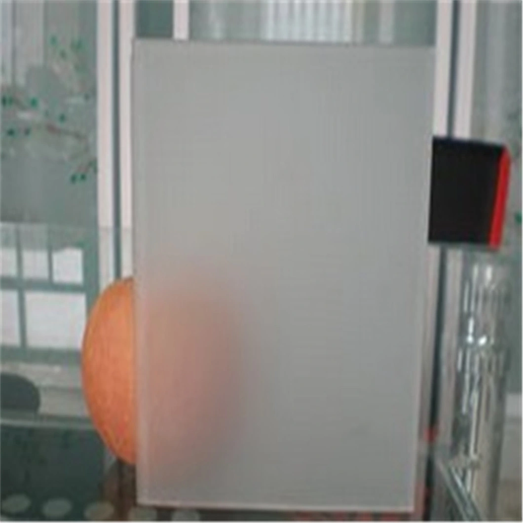 Tempered Acid Etched Glass / Tempered Frosted Glass with Thickness 3-15mm