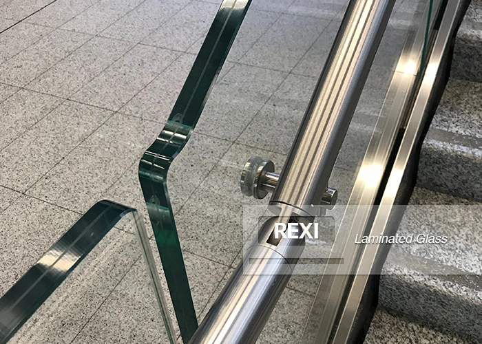 6.38mm-40.28 mm flat/curved Low Iron Extra Clear Laminated Glass