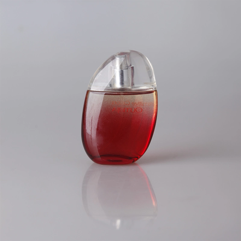 Victoria Secret Vintage Glass Flat Glass Bottle Perfume Bottle with Pump for Cosmetic Packaging