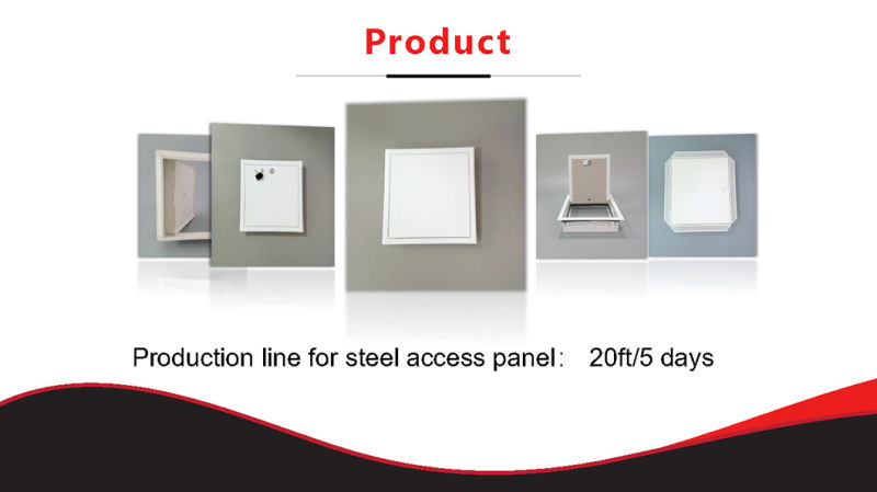 Touch Latch Access Panels with Fixed Hinges