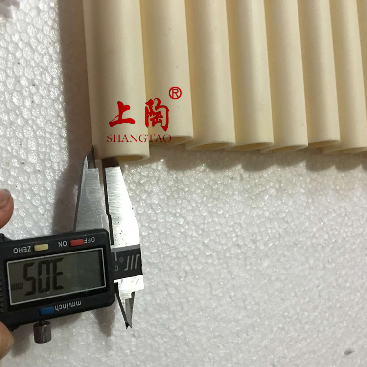 99% Alumina Tube Ceramic Tube / Ceramic Pipe