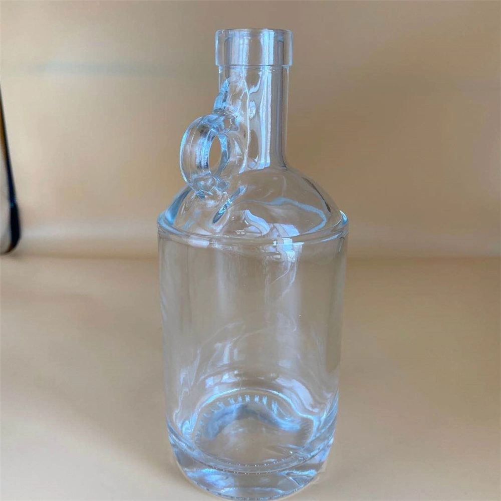 Transparent Extra White Flint 375ml 500ml 750ml Empty Liquor Glass Bottles