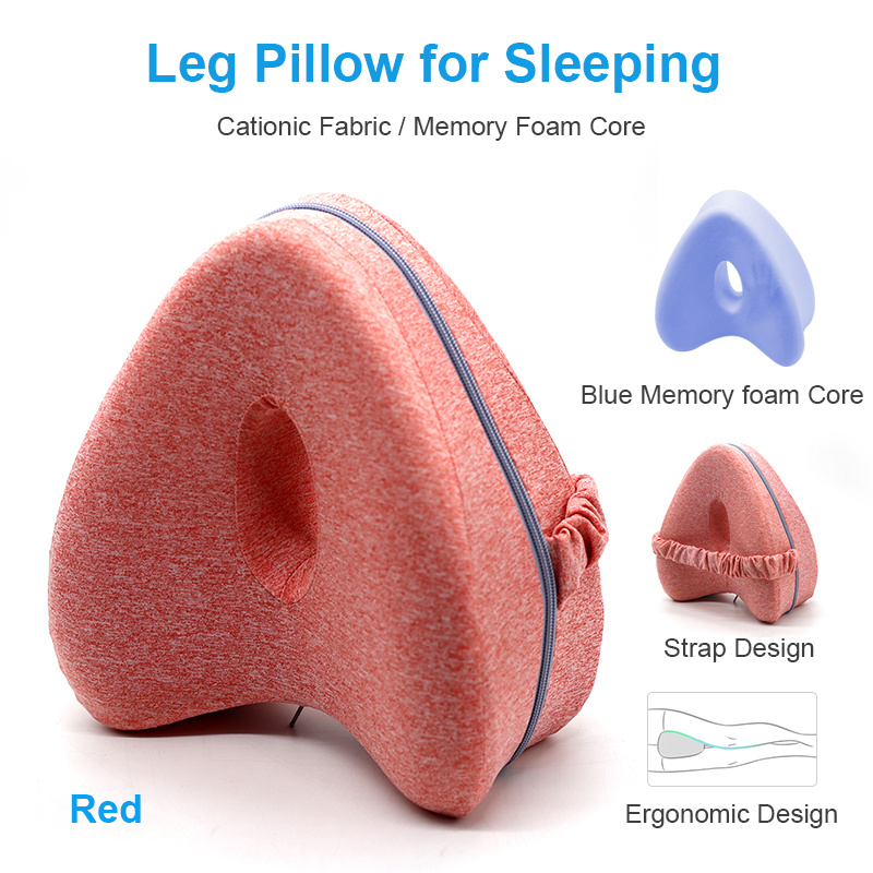 Newest Heart-Shaped Foam Memory Pillow Memory Foam Leg Pillow Orthopaedic Pillow Back HIPS Knee Support Relief Back HIPS Wedge
