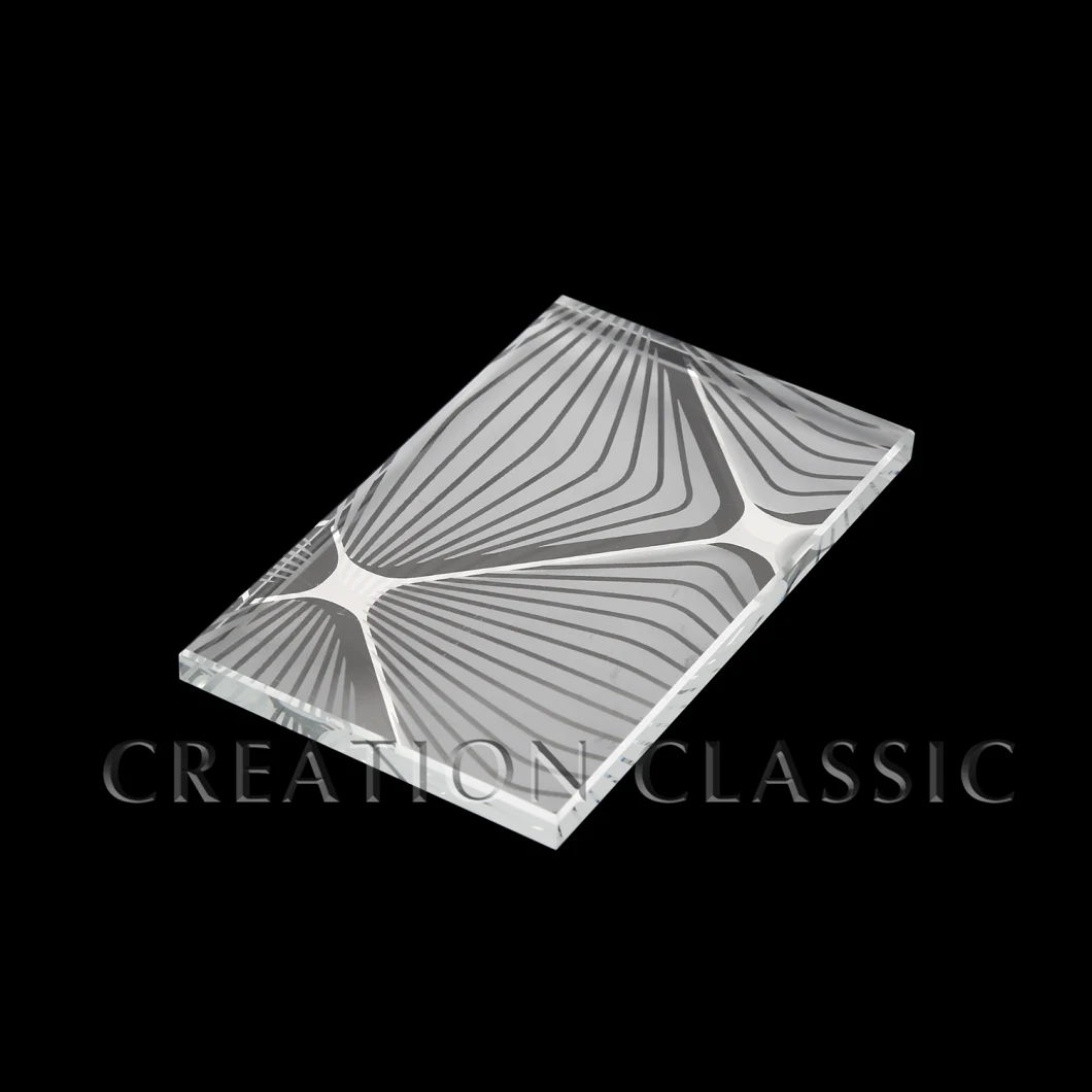 4-6mm Decorative Acid Etched Glass Frost Glass Decorative Glass
