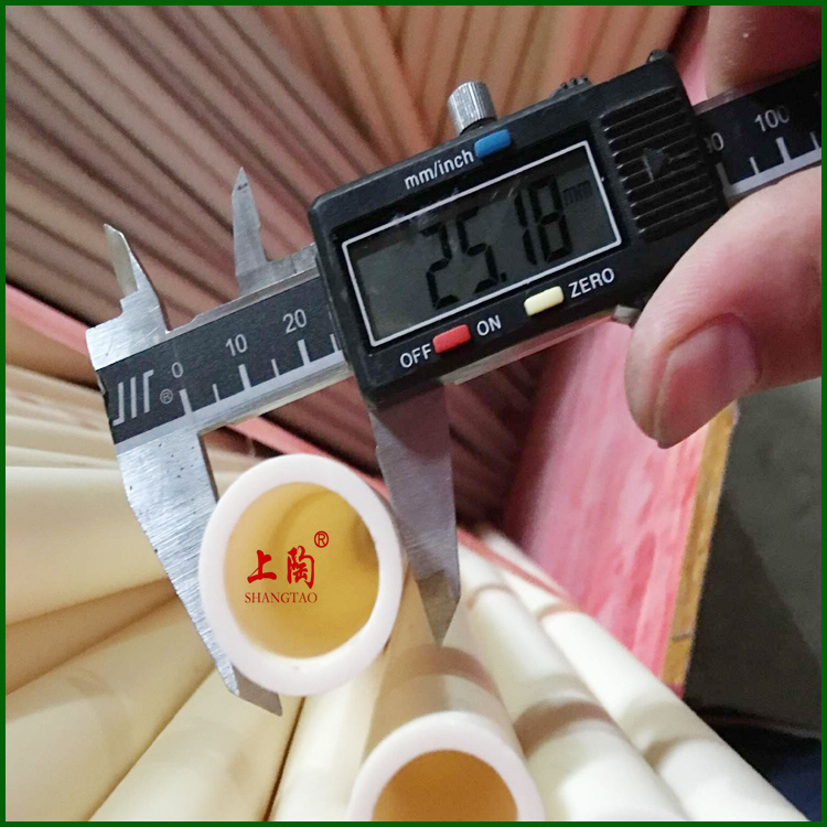 99% Alumina Tube Ceramic Tube / Ceramic Pipe