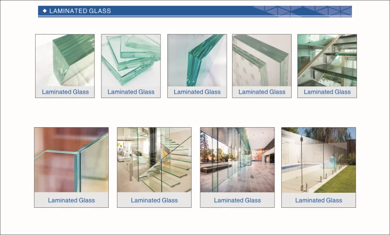 4mm, 6mm, 8mm, 10mm, 12mm 15mm, 19mm Tempered Shower/Balustrade/Laminated Glass