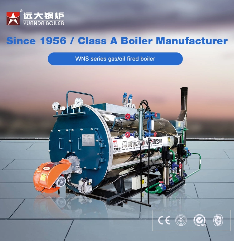 Wns5-1.25-Y (Q) Steam Boiler Capacity 5 Ton/Hr