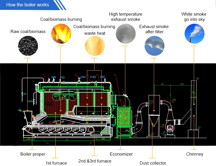 600, 000 to 6, 000, 000 Kcal Coal Fired Hot Oil Boiler, Thermal Oil Boiler