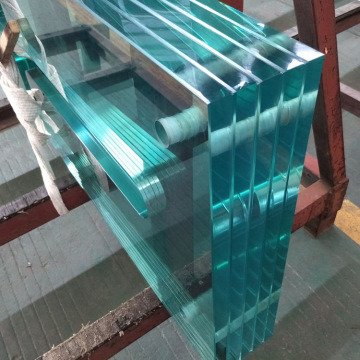 6.38mm to 40.28 mm Sgp PVB Clear/Milk Flat Tempered Laminated Glass