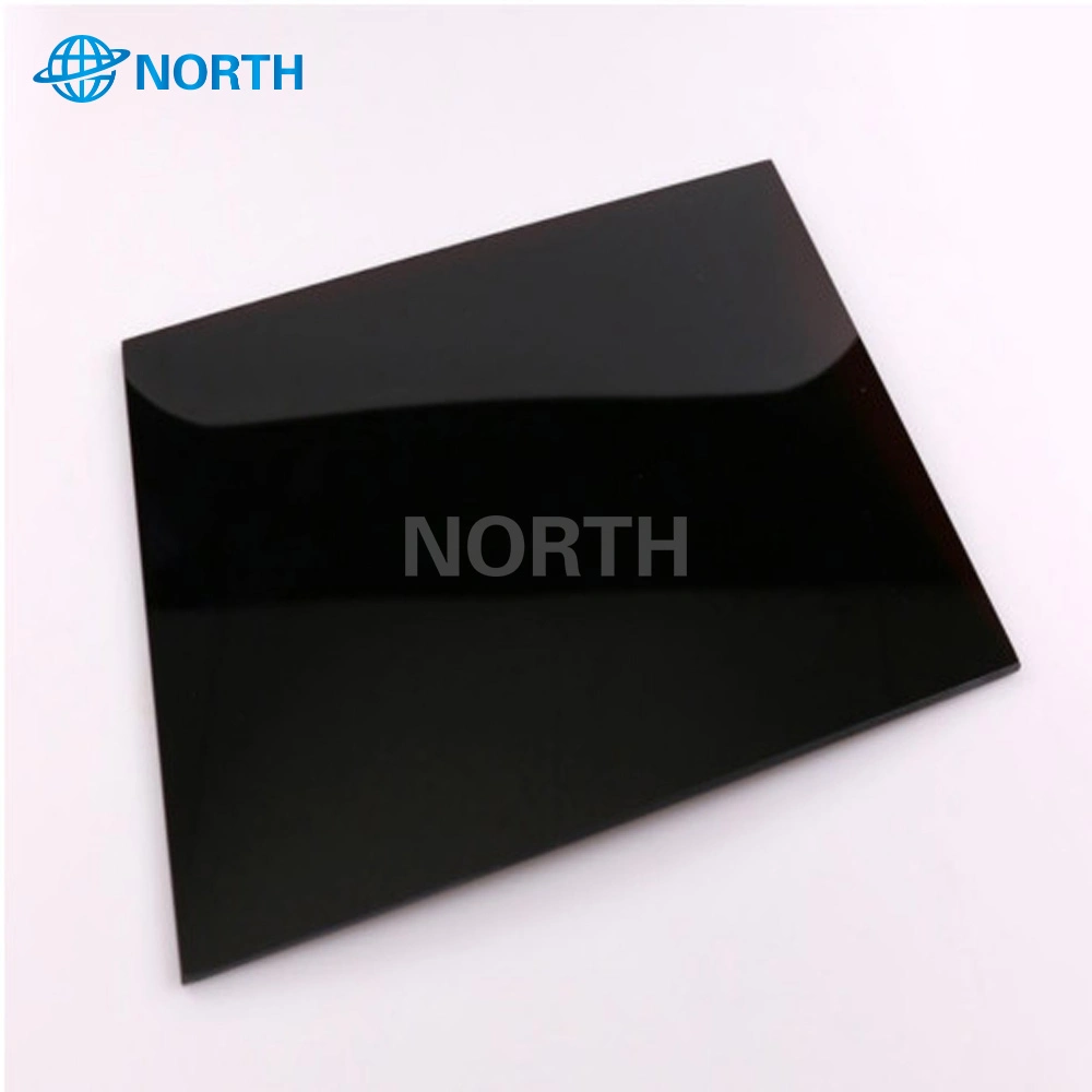 Black Glass Ceramic Crystal Plate