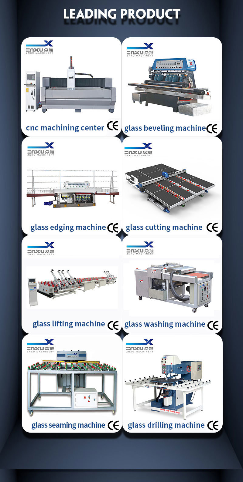 Chinese Manufacturer Zxx-C3018 CNC Glass/ Acrylic/Ceramic Tiles/Rock Plates Working Center