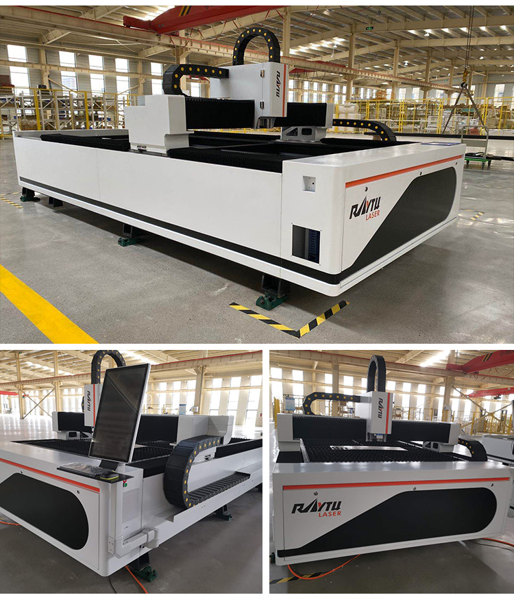 2kw Aluminum Fiber Laser Cutting Machine Ss Cutting