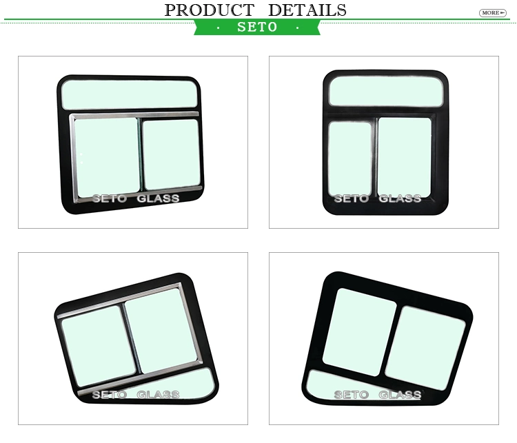 Factory Tinted Auto Glass Laminated Front Glass Volvo Bus Front Glass