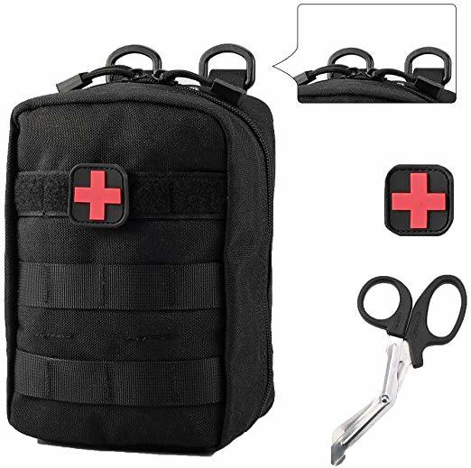 Waterproof Medical Black Pouch Black and Camo Molle First Aid Kit