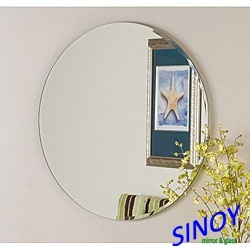 Round Beveled Mirror Glass for Dressing Table