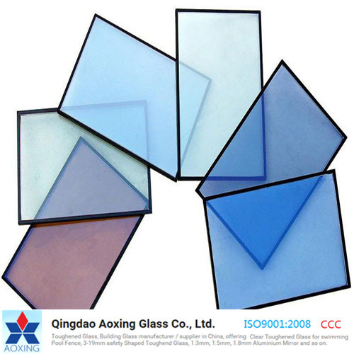 4-12mm Colorful/Clear Toughened Reflective Glass with Ce Certificate