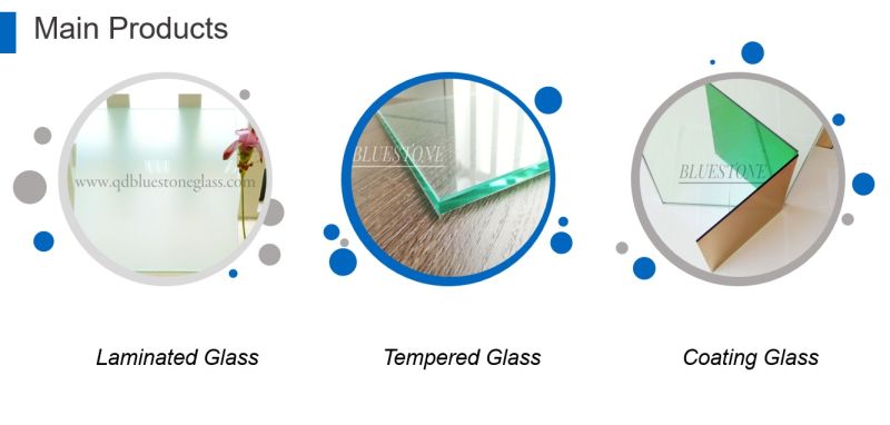 5mm+0.38mm PVB+5mm Clear Laminated Glass/Building/ Construction Glass with Ce/ISO/SGS