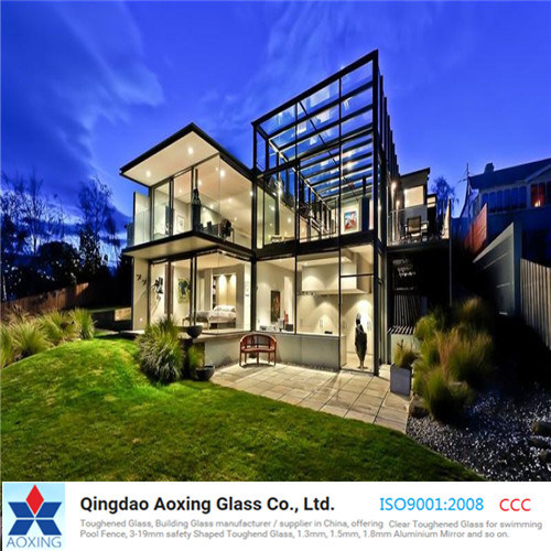 Color/Clear Float/Tempered/Toughened Reflective Glass with Certification