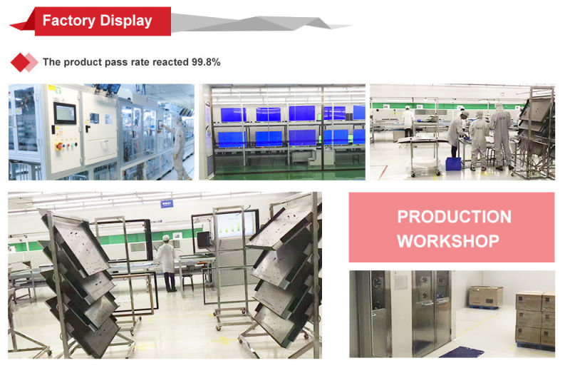 32 Inch Open Frame Capacitive Pcap Multi Multiple Touch Screen Panel Film Touchpanel Monitor with 1920*1080 Full Viewing 12V Display Anti-Vandal Tempered Glass
