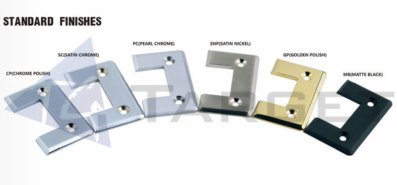 Brass Self-Rising Hinges Glass to Glass (SH180-W-L)