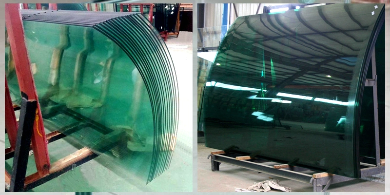 Modern Design Curved Safety Tempered Laminated Glass Partition Wall