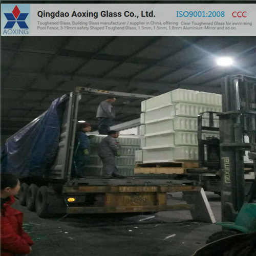 Clear Float/Toughened/Tempered U Profile Glass with Sand Blast