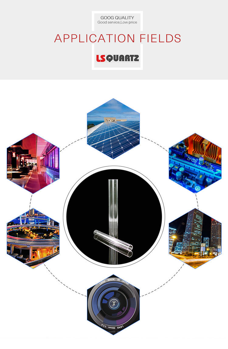 Heat Resistance Fused Silica Glass Boat for Semiconductor