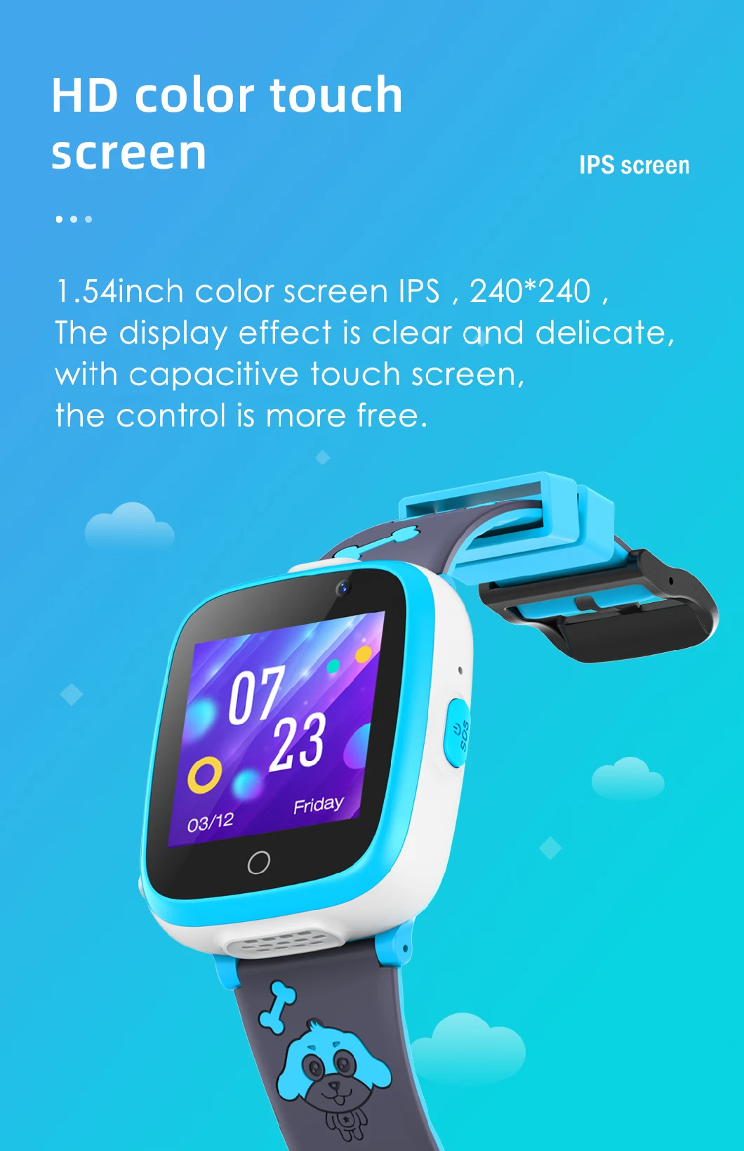 Factory Direct Supply Wonlex A10 Smart Watch TFT IPS Screen Gorilla Glass Fitness Clock Blood Pressure IP67 Waterproof Fitness Tracker Smartwatch