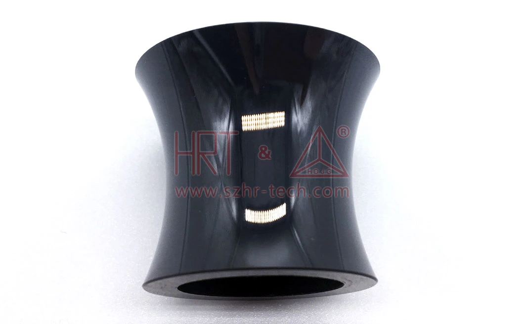 Black Zirconia Ceramic Roller, Custom Ceramic Parts Custom Processing
