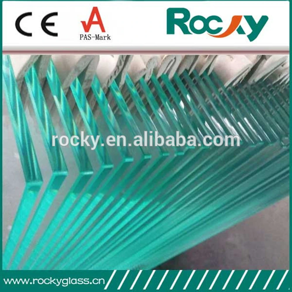 6mm 8mm 10mm 12mm Safety Toughed Fence Railing Curtainwall Flat Curved Wall Building Glass