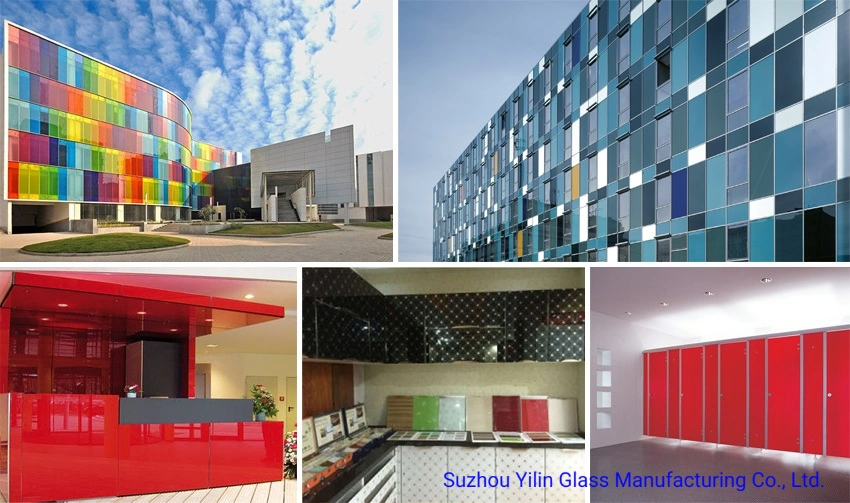 Tempered Ceramic Frit Glass for Building Decoration