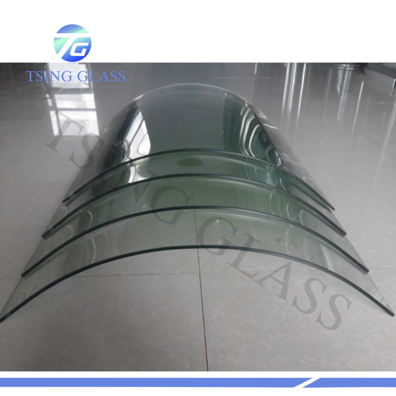 3-19mm Thickness Clear Tinted Toughened Tempered Bended Glass with Certification