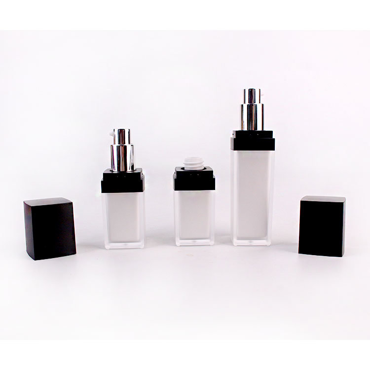 High Quality 60ml 2oz Cosmetic Packaging White Glass Cream Jar Lotion Jar