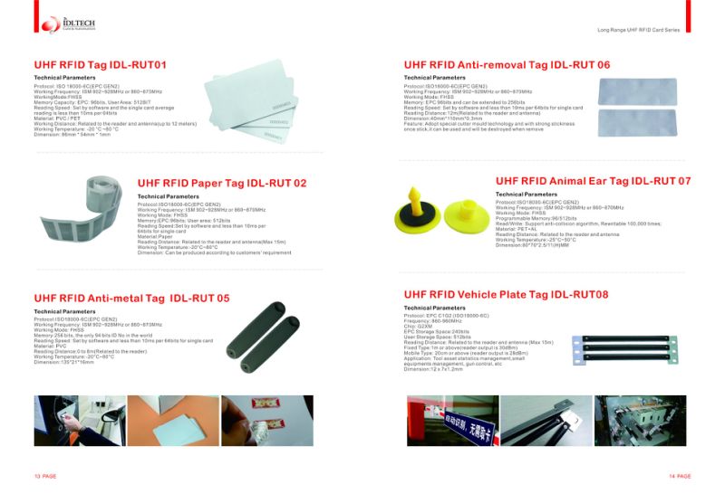 Active UHF RFID Tag/RFID UHF Windscreen Tag