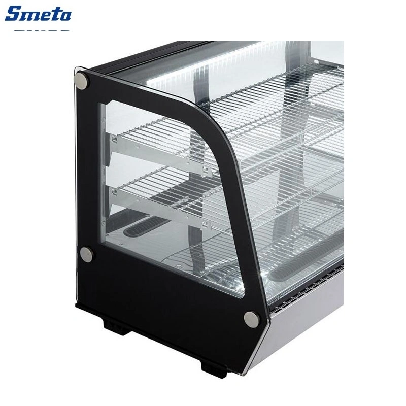 Smeta 160L Front Curved Glass Display Refrigeration Equipment Cake Showcase